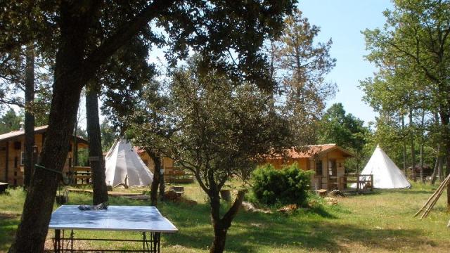 Photo Chalets bois Regusse Wood little houses in the south of the ... 